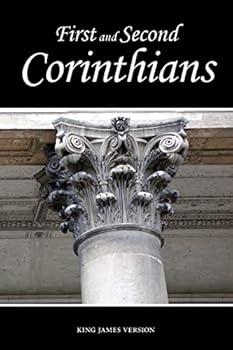 Paperback First and Second Corinthians (KJV) [Large Print] Book