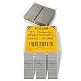 Toicann 23 Gauge Stainless Steel Pinner Nails 9000 pcs Headless Pin Nails for 23 GA Pneumatic or Electric Pinner or Pin nail gun, Ideal for Fine Woodworking or Trim Work (3/4'(9000 pcs))