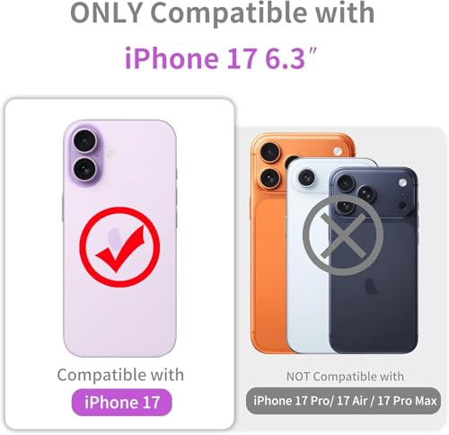 Image of ClearShield Transparent Back Cover for iPhone 17, Hybrid PC & TPU Shockproof Design, 360 Degree Protection Crystal Clear Case, Anti-Scratch Armor Mobile Phone Cover