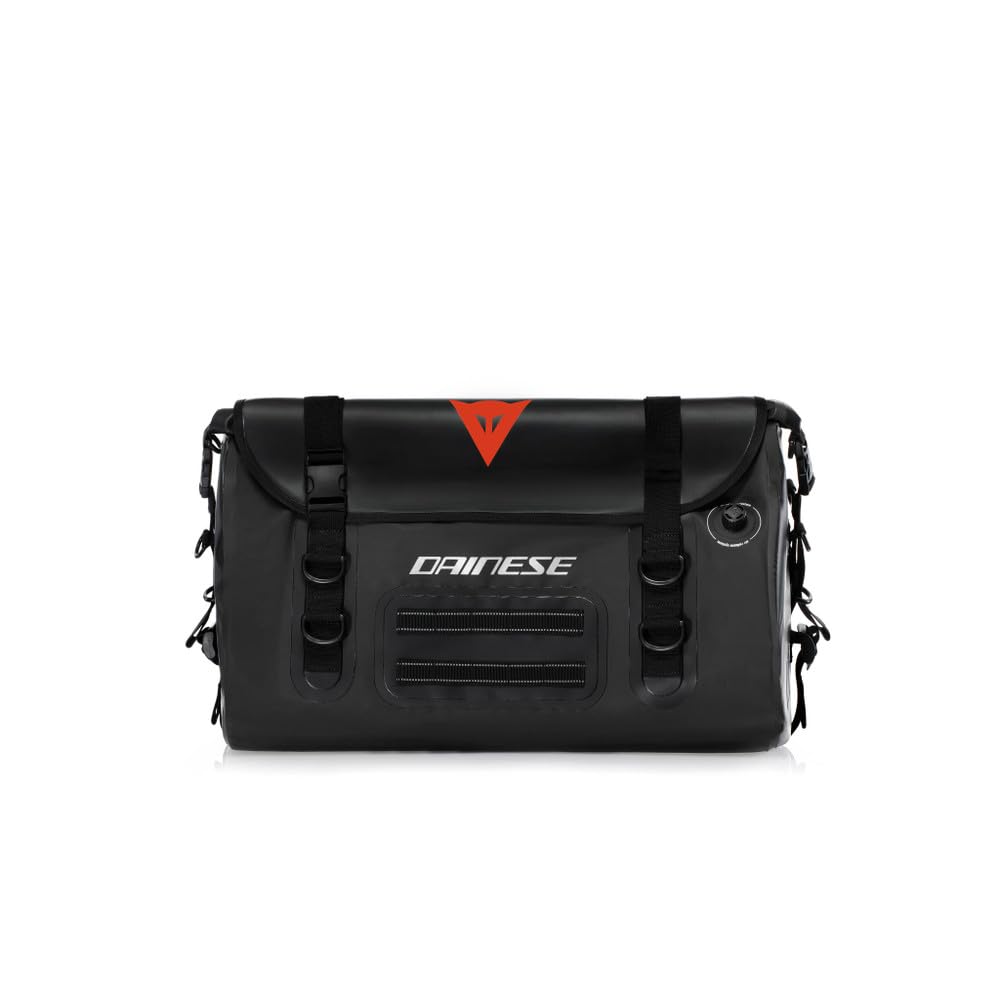 Dainese - Explorer Wp Duffel Bag 45L, Motorbike Travel Bag, Waterproof Material, PVC, for Men and Women, Black