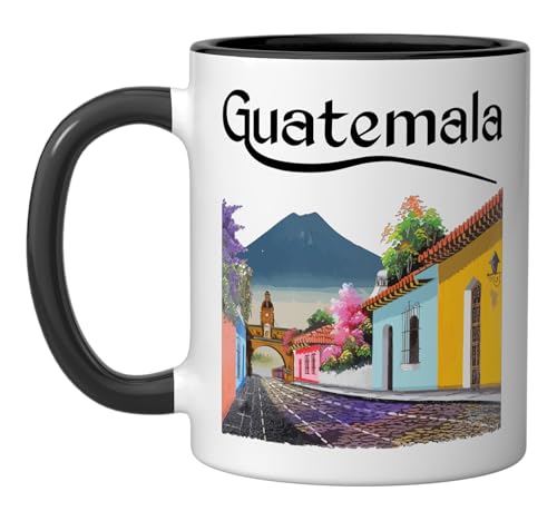 Taza de cerámica 11 onzas diseño cultural guatemalteco miniatura 1