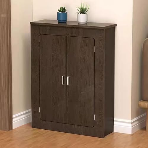 Elegante cubierta de radiador de madera con mesa de almacenamiento y puertas, armario de calefacción decorativo para sala de estar y dormitorio, diseño de ahorro de espacio, color marrón (70 x 70 cm)