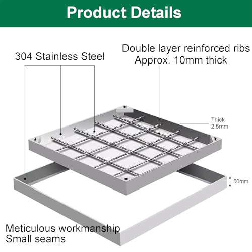 Couvercle invisible en acier inoxydable pour sublimer votre terrasse