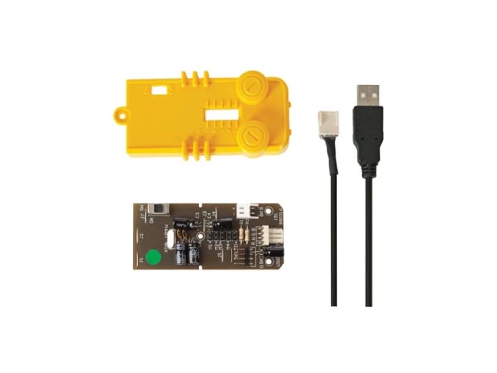 Velleman Zestaw interfejsu USB do ramienia robota, połącz robota przez USB 2.0 z komputerem, steruj i programuj łatwo za pomocą oprogramowania, akcesorium STEM do robotyki i techniki, działa z Windows