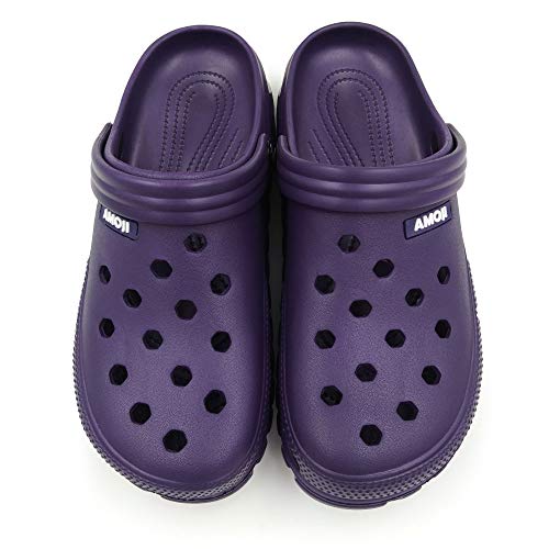 Image of Amoji Unisex Garden Clogs Gardening Shoes AA1521 | Unisex Slip on, Lightweight, Comfortable, Beach, Shower, Pool, Casual Walking
