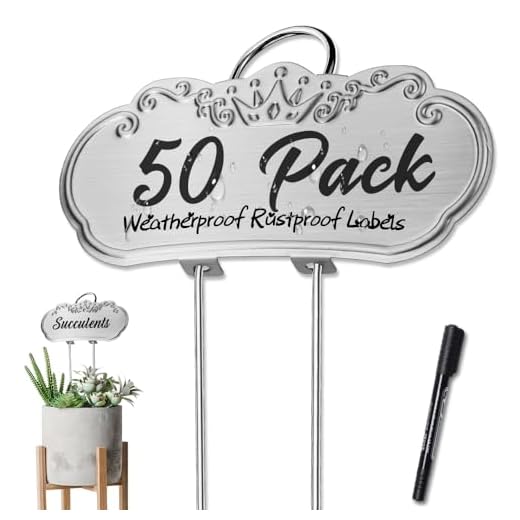 Best garden label maker Artistic Metal Plant Labels, 50 Pack