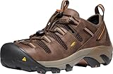 KEEN Utility Men's Atlanta Cool Low Steel Toe Work Shoe, Shitake/Black, 10.5 Medium US
