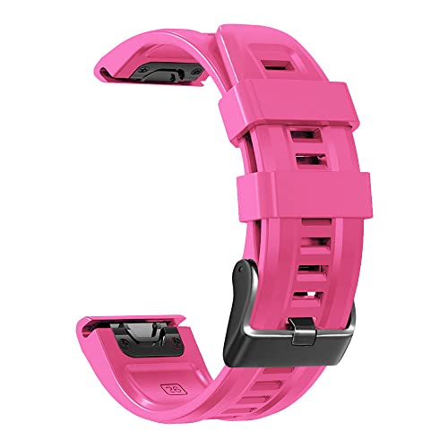 REYDA Silicone Band Compatible for Garmin Fenix 8 51mm, 26mm Quick Fit Watch Band Soft Breathable Silicone Bracelet Wristband Replacement Band for Garmin Fenix 7X/7X Pro/6X/6X Pro/5X/5X Plus/3/3 HR