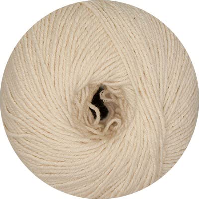 ONline Garne Linie 18 Cotone Stretch, 83% Baumwolle, 12% Polyamid, 5% Polyester, 008 Natur, 160 m 50 g