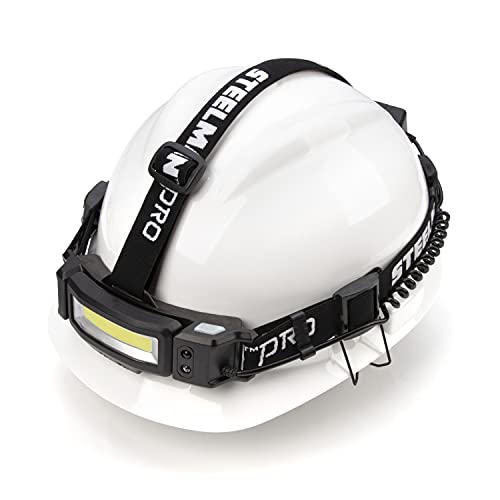 Steelman Pro Slim Profile Motion-Sensing Cob Led Headlamp, 200 Lumen, Rear-Facing Safety Light, Pivoting Head #TOP3