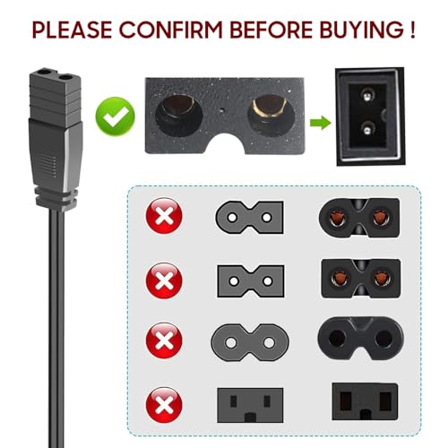 Image of DC 12V /24V 2 Pin Lead Car Cooler Box Mini Fridge Charger Charging Cable for Igloo Wagan Juggernog Mobicool Cooler Auto Cigarette Lighter DC Extension Cord Power Cable Plug Wire Car Travel