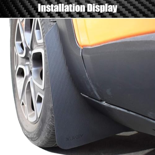 Image of XUKEY 4pcs /Set Universal Carbon Fiber Effect Mudflaps for Car Pickup SUV Van Truck Mud Flaps Splash Guards Mudguards Dirty Traps