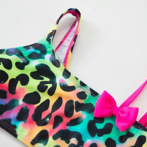 Bow Bikini Set Trendy 2-Pcs Swimsuits for Summer Stylish Beachwear Pool Fashion Bathing Suits 3-12Y3