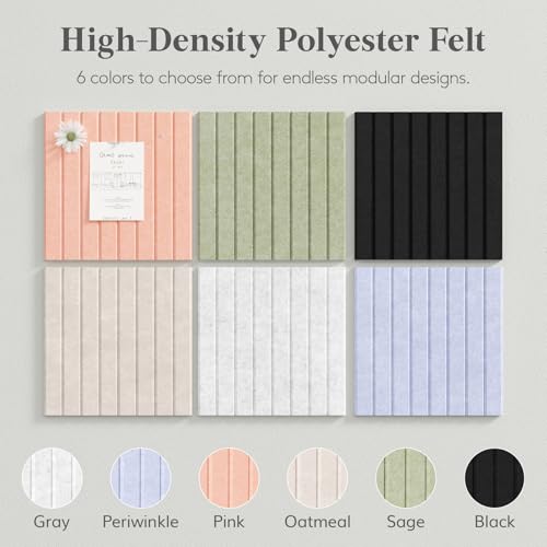 Lifewit Large Felt Bulletin Board with Self-Adhesive 36" x 24"- 6 Pack - Image 4