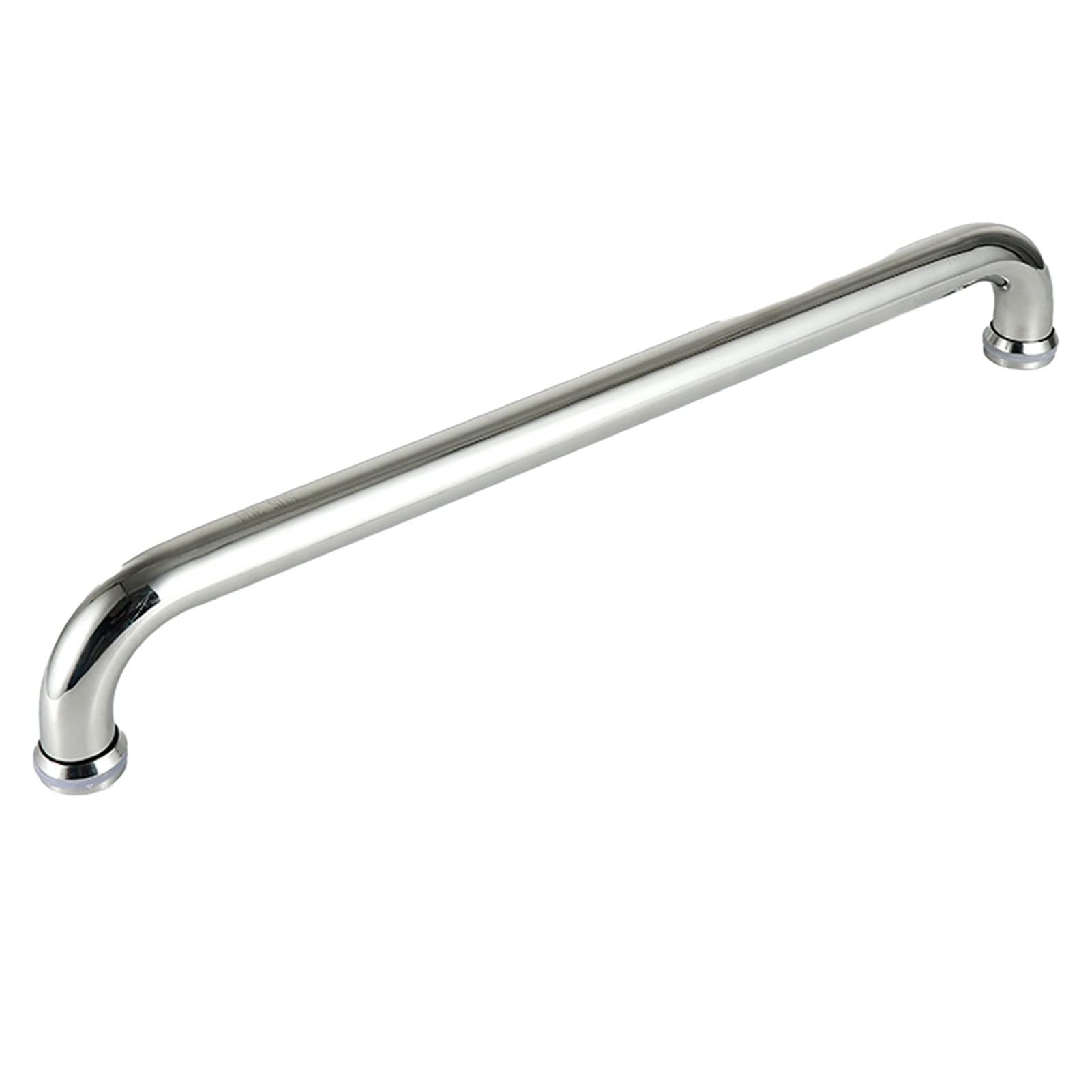 Acier inoxydable poli pour cette poignée de porte en verre haut de gamme 300mm