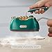 SALAV Retro Edition Duopress Steamer and Iron with Fabric Shaver and Lint Roller Bundle, Emerald
