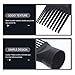 2 Pcs Black Hair Dryer Comb, Hair Styling Nozzle Tool for Straightening Detangling Fine Curly Natural Appliances, Plastic Nozzle Hairdryer Blow Comb Attachment
