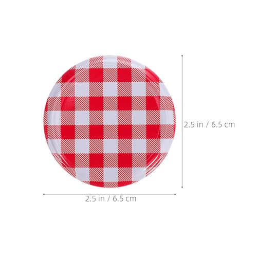 Tapas de boca ancha herméticas 65mm para mermeladas zumos y tarros Mason tradicionales 3