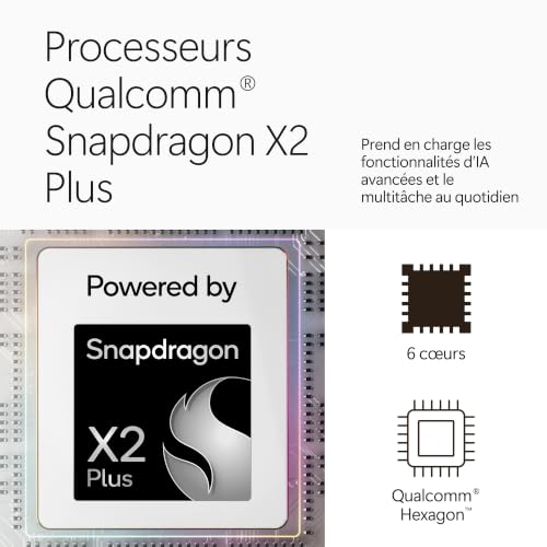 Surface Pro 12 Ecran Tactile Qualcomm Snapdragon X2 Plus RAM SSD - vue 5
