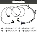 X AUTOHAUX 1 Set Front Fog Light Lamp Wiring Harness for Chrysler 300 2005 2006 2007 2009 2010 No.5059136AB Fog Light Adapter Harness