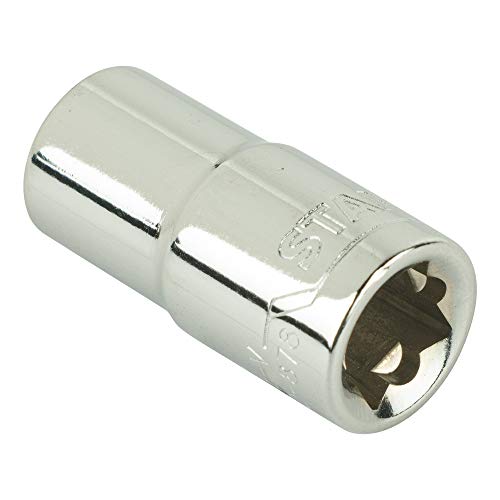 Image of STANLEY STMT72878-8B 1 /4-inch 7mm Chrome Vanadium Steel 6 Point Standard Socket (Silver)