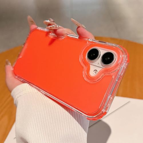 Coque polycarbonate rigide iPhone 13 Pro antichoc mate orange