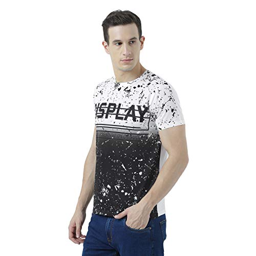 Image of wear your mind Men's Printed Regular Fit T-Shirt