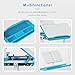 Mecor Kids Desk, Height Adjustable Children Dest And Chair Set, Childs Study Table and Chair Setw/Lamp School Student Writing Desk w/Pull Out Drawer Storage,Pencil Case,Bookstand Blue