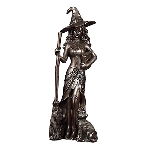 Statue de sorcière pentacle 3D perfk figurine sorcellerie art déco retro - 2