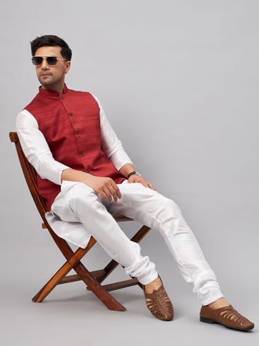 Image of VM Men's Jacket, Kurta and Pyjama Set