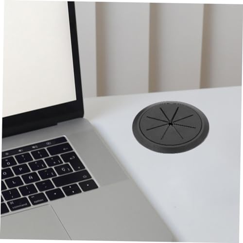 OSALADI 20 piezas Tapones para agujeros de cable para ordenadores y escritorios, fácil instalación para gestión de cables miniatura 4
