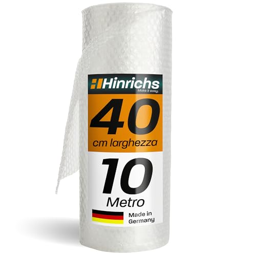 Hinrichs 20 M Rotolo Di Carta Bolla Perforata - Film Bolle Rotolo Per - Foto 5
