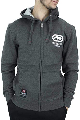 Ecko -  Felpa con Cappuccio - Manica Lunga - Uomo Charcoal XL