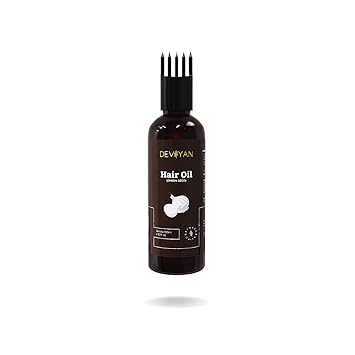 Deviyan Onion Seed Hair Oil with Applicator , Natural Oil Blend, Trusted, Prevents Breakage, Fights Dandruff, Reduce Split Ends & Seals Moisture In Dry Hair, Hair Fall Control (100ml)