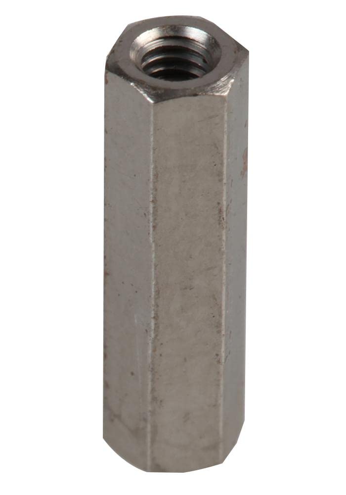 DTRFAHSBFFM2.5 - Separador hexagonal FEM-FEM, latón, 15 mm, separadores, espaciadores y pies, sujetadores y hardware, 50 unidades