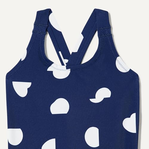 Image of Amazon Essentials Girls and Toddlers' Cross-Back One-Piece Swimsuit