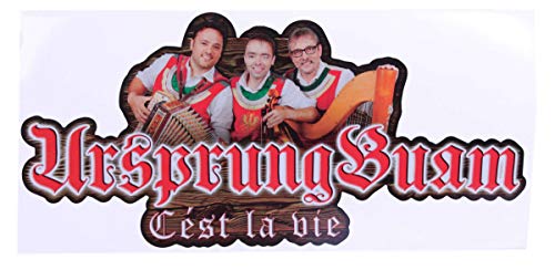 Origen Buam Etiqueta Cést la Vie - Original Zillertaler Fanartikel - PVC Spezialfolie Cover