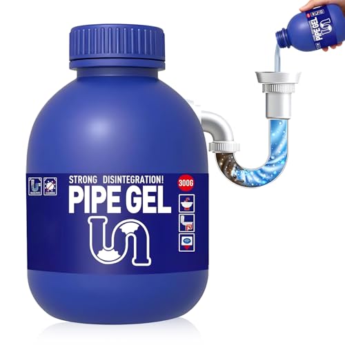 Pipe Bobo Drain Cleaner 10.6OZ Professional-Grade Drain Clog Remover for Kitchen Sink Powerful Unclogging Unclog drains clog remover Shower Tub Compatible with All Pipe Materials