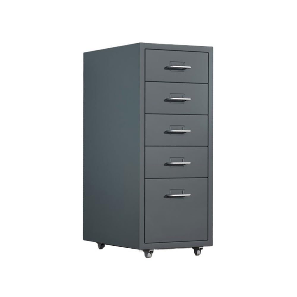 Aioneer Gris File Cabinet 5 Layer Large-Capacity Office File Cabinet Multifunctional Data Organizing Cabinet Thickened Cold-Rolled Steel Chest Of Drawers Storage Cabinet Filing Cabine