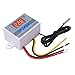 Digital Temperature Controller Thermostat Switch Control for Heating Cooling Equipment Industrial ABS Material (12V)