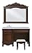 ELEGANT D?COR VF-1046S Windsor 52" Single Bathroom Vanity Set in Teak Color