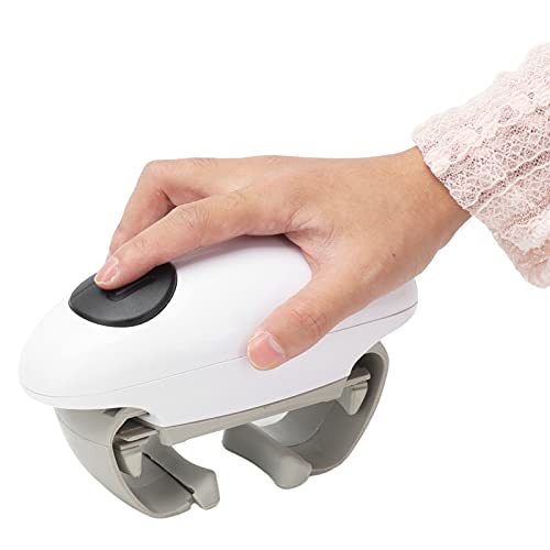 Abridor de pote portátil, abridor de lata elétrico de fácil abertura para mãos frágeis, fácil de lim
