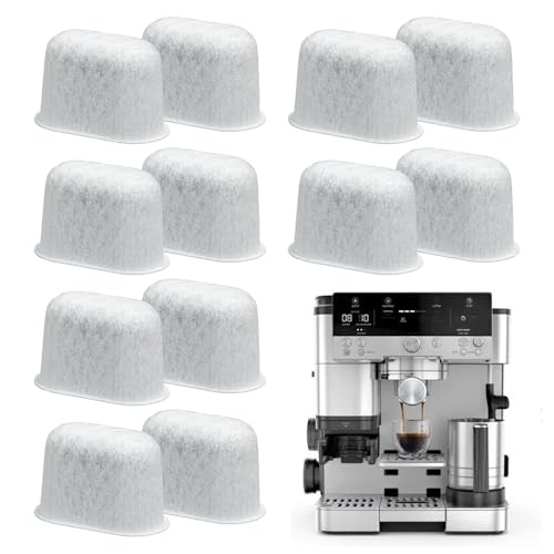 Kaffeefilter für Ninja Kaffeemaschine, Wasserfilter für Ninja Luxe Cafe, 12er Ninja Siebträgermaschine für Ninja Luxe Premier ES601EU & Ninja Luxe Pro ES701EU