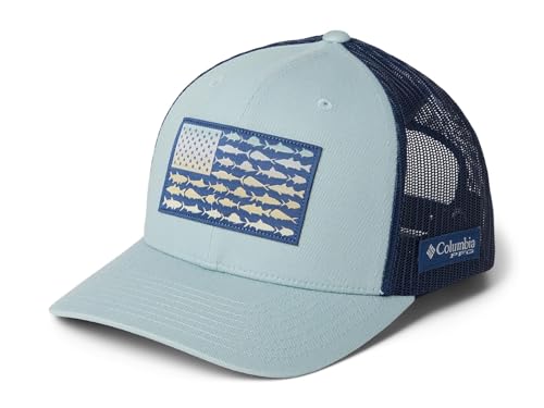 Image of Columbia PFG Fish Flag Mesh Snapback