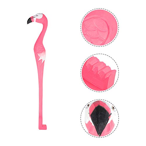 KESYOO Back Scratcher Hand Crafted Animal Wooden Backscratcher Body Relaxation Self- Therapeutic Hand Tool for Men Itching Relief Flamingos