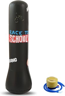 Tempaky Saco de boxe Fitn 1,5M Saco de boxe inflável Stand Bag de boxe Brinquedo PVC Saco de torre de boxe interno