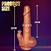 Advanced Tongue Toys Thrusting Games Adult Tools for Women Realistic Silicone Waterproof with Strong Suction USB Rechargeable Flexible Sensory Toys