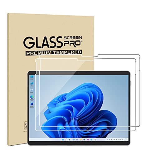 SSS·GRGB [2-Pack Screen Protector for Microsoft Surface Pro 12 Inch 2025 | 9H Tempered Glass | 2.5D Rounded Edges | HD Clear | Anti-Scratch/Bubble-Free Installation | Surface Pen Compatible