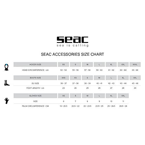 Escarpín de buceo Seac Pro HD de 6 mm con suela rígida 7