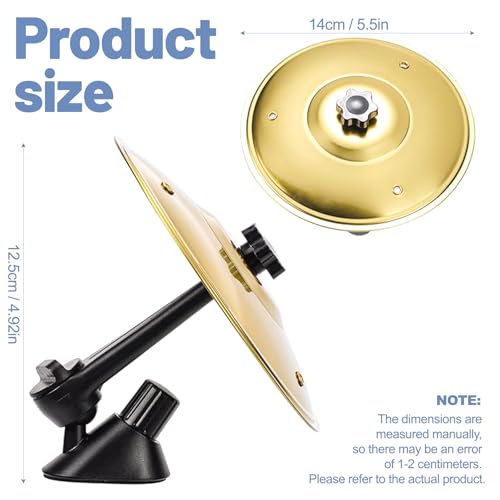 Mayoii Premium Auto Becken Air Vent mit Musikalisches Crash Becken-Design 360° drehbar sicherer